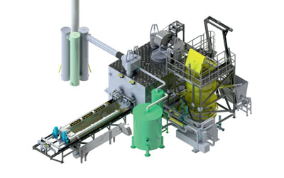 Линия для переработки органических отходов промышленного птицеводства
